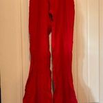 Free People movement good karma flare leggings size M/L color red NEW Photo 0