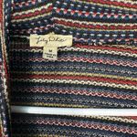 Lily White  Multicolored Boho Fringe Sweater Size Medium EUC Photo 3