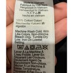 J. Crew Gauze Cotton Shirt Dress Sz M Petite Black Coastal Beach V Photo 4