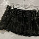 BDG Black Corduroy Low Rise Mini Skirt Size Medium Photo 2