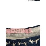 Calypso St. Barth  Crochet Gauzy Top Women‎ Size Medium Blue White Boho Tropical Photo 3
