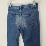 Free People  Maggie Mid Rise Straight Jean in Bondi Blue Size 26 Photo 6