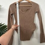 Commense Sweetheart Neckline Long Sleeve Knit Top Size M NWT Size M Photo 3