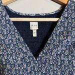 Rebecca Taylor NWOT La Vie Petula Smock Mini Dress Womens Small Blue Floral Chic Photo 9