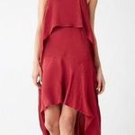 Dance & Marvel NWT Red Strappy Crisscross Geometric Maxi Dress Photo 0