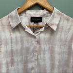 David Lerner  Portman Top Button Up Shirt Tie Dye size Small Photo 5
