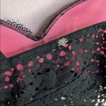 PINK - Victoria's Secret PINK by Victoria’s Secret Eyelet Lace Underwire Bralette Black XS Photo 4