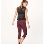 Lululemon Black Mesh Sweat Your Heart Out Tank Top 4/6 Photo 3
