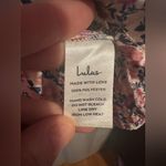 Lulus | Express Yourself Blush Pink Floral Print Satin Babydoll Dress, size M Size M Photo 7