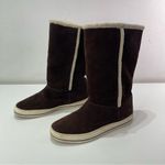 Limited Too Y2K Women 8 Midcalf Suede Winter Lined Brown Sneaker Boots Boho Indi Photo 0