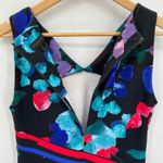 Donna Karen New York Dress Womens 6 Black Polyester abstract floral print Photo 4