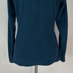 The North Face  Blue Green Quarter Zip Fleece Pull Over Sweater, Sz Small Photo 8