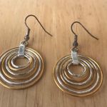 Open Cut Circular Earrings Retro Trendy Never Worn Photo 4