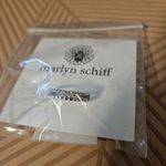 Marlyn Schiff Ring Arielle Silver Adjustable Double Band Neutral Casual Trendy Photo 2