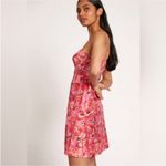 Rachel Antonoff Gwen Pink Patterned Spaghetti Strap minI Dress NEW Size 0 Photo 1