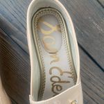 Sam Edelman Cream Loafers with Gold Accent Photo 2