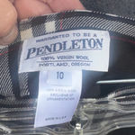 Pendleton vintage  checkered, kilt pleated skirt Women's Large Photo 7