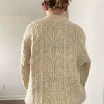 Vintage Hand Knit Wool Himalaya Fisherman Sweater Size M Photo 4