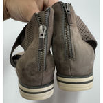 Eileen Fisher Shoes Womens Size 6.5 Perforated Suede Nubuck Leather Sandals Photo 5