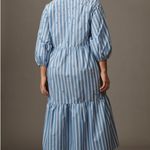 Anthropologie  Embellished Striped Tiered Maxi Dress NWT Photo 4