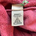 LL Bean Sherpa Fleece Jacket Salmon Large Pink Photo 7