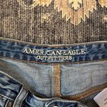 American Eagle  Hi-Rise Festival Denim Floral/Bird Embroidery Women’s Size 4 Photo 6