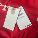 Good American  Leilani Halter Plunging One Piece
Swimsuit In Bright Poppy Photo 6