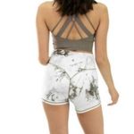 Balance Athletica Oasis Collection Marble Tie Dye Shorts Sea Salt Size Medium Photo 2