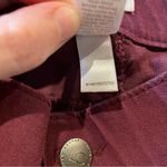 LC Lauren Conrad  Burgundy Maroon Mid Rise Pull On Stretchy Skinny Jeans 6 Photo 6