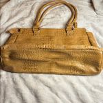 kim rogers  Crocodile-Embossed Gold Shoulder Bag Photo 2