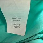 The Bikini Lab Aqua Blue Cut Out Strap Scoop Neck Bikini Swimsuit Top Size Large Photo 3