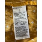 Old Navy Womens Tunic Top XL Mustard Yellow Polka Dot White Photo 4
