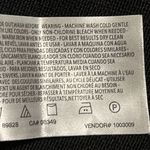 William Rast  sz 2X knit striped top ties in back long sleeve sweater jet black Photo 4