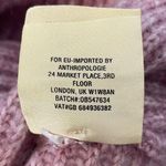 Anthropologie NEW Angel Of the North  Pink Heather Wool V-Neck Sweater Small Photo 11