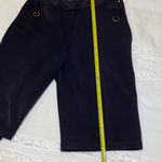 NWT G signature cropped pants Bermuda shorts Black Size 2 Photo 10