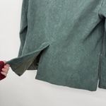 Vintage Green Ribbed Corduroy Cotton Blazer Jacket Women Size 14 Photo 7