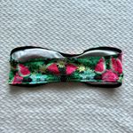 PINK - Victoria's Secret Victoria's Secret PINK Lace Bandeau Bra Size M Watermelon Neon Rave Festival Photo 1