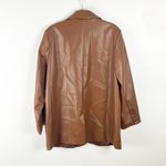 Rebecca Minkoff Cognac Two Buttons Lined Blazer, Size XL Photo 1