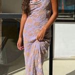 Rat & Boa NEW WITHOUT TAGS - Athena Dress in Small Purple and Fold silk gown Photo 1