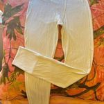 Joah Brown white cotton rib high waisted leggings Photo 0
