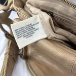 Lucky Brand  Womens Crossbody Stash Bag Purse Beige Leather Photo 11