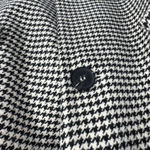 Dress Forum  Los Angeles Blazer Jacket Womens L White‎ Black Cotton Blend Plaid Photo 5