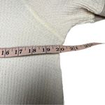 Free People Diamond Dozen Waffle Knit Thermal Long Sleeve Colorblock Top Small Photo 4