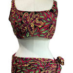 Pour Moi Tropical Bikini Set Top 38G Bottom 18 High Waist Swim Black Size undefined Photo 0