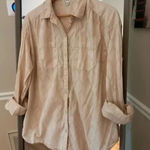 Wonderly  Roll Tab Long Sleeve Button Down Shirt Medium Photo 0