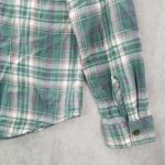  Green Flannel Plaid Natural Reflections Western Rodeo Large Photo 6