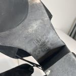 Eileen Fisher Black Suede Peep Toe Heeled Sandal Size 11 Photo 7