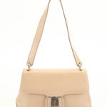 Salvatore Ferragamo Vara Beige Leather Shoulder Bag Photo 0