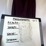 Chico's purple long sleeved v-neck business casual classic blouse women's size 8 Photo 4