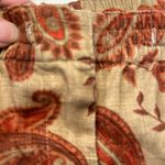 Petite Sophisticate  100% Linen Tan Brown Paisley Pant Trouser Size 10 EUC #4487 Photo 6